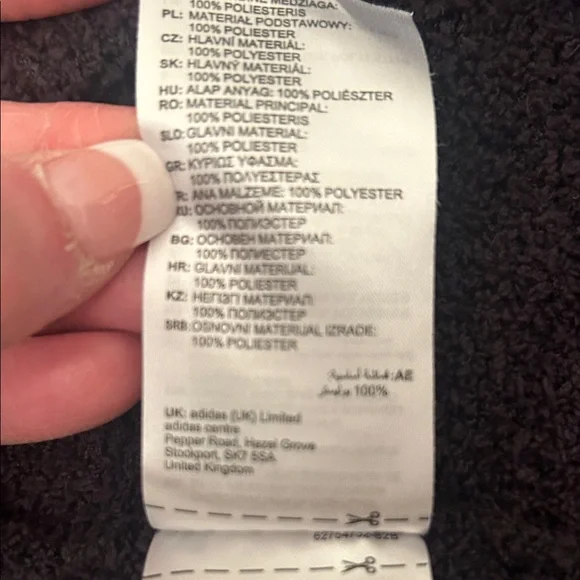 ADIDAS CARDIGAN🖤SPORTY Women's BLACK Open Cardigan with Pockets Size XS🖤 - Picture 14 of 14